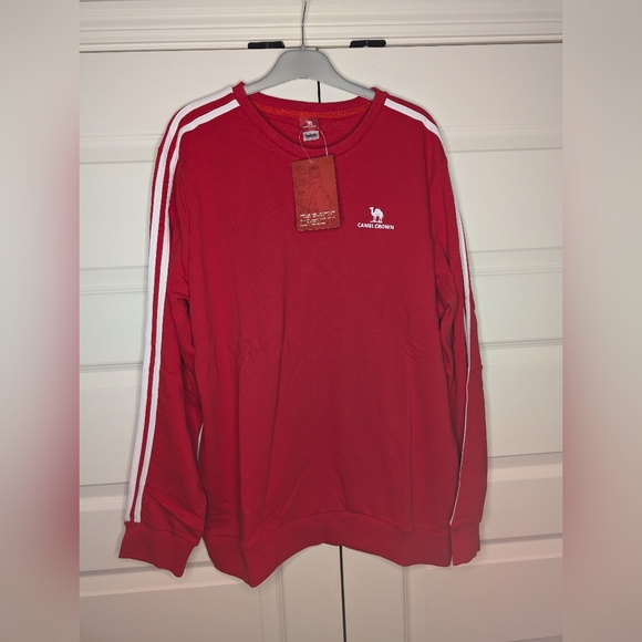 Camel Crown Other - NWT Camel Crown XL Red Mens Long Sleeve Sweater